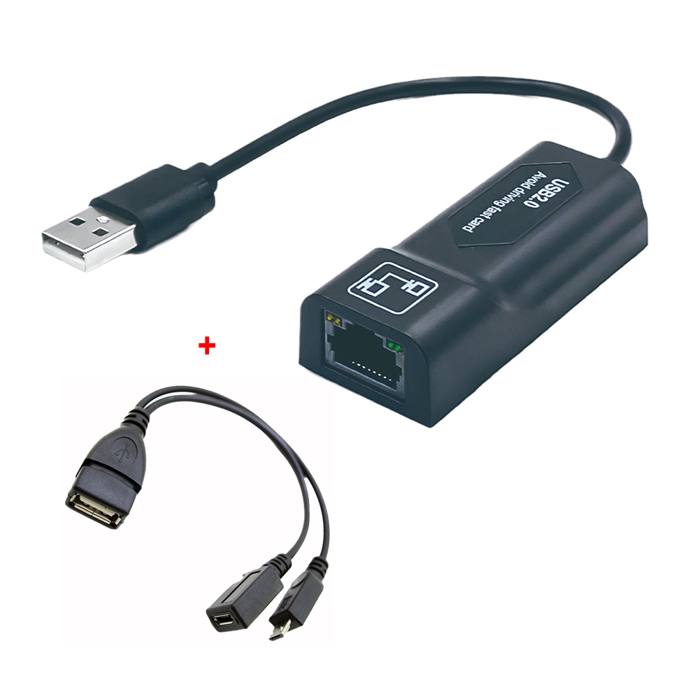 Lan Cable Gaming - USB 2.0 To RJ45 Adapter With