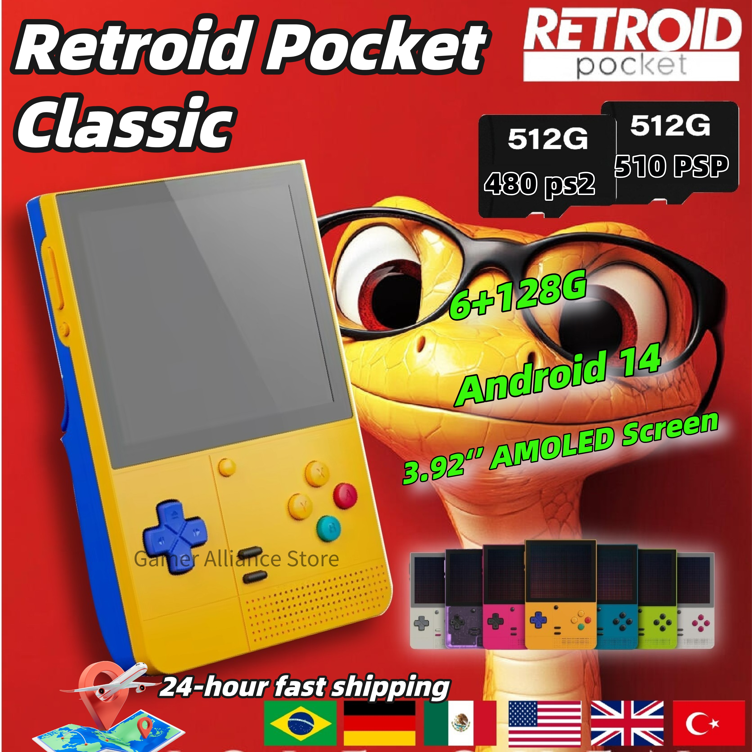 Gaming Console All In One - Retroid Pocket Classic RP Classic Retro