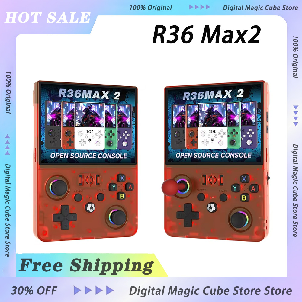 Gaming Console Linux - R36 Max2 Linux System Handheld Game