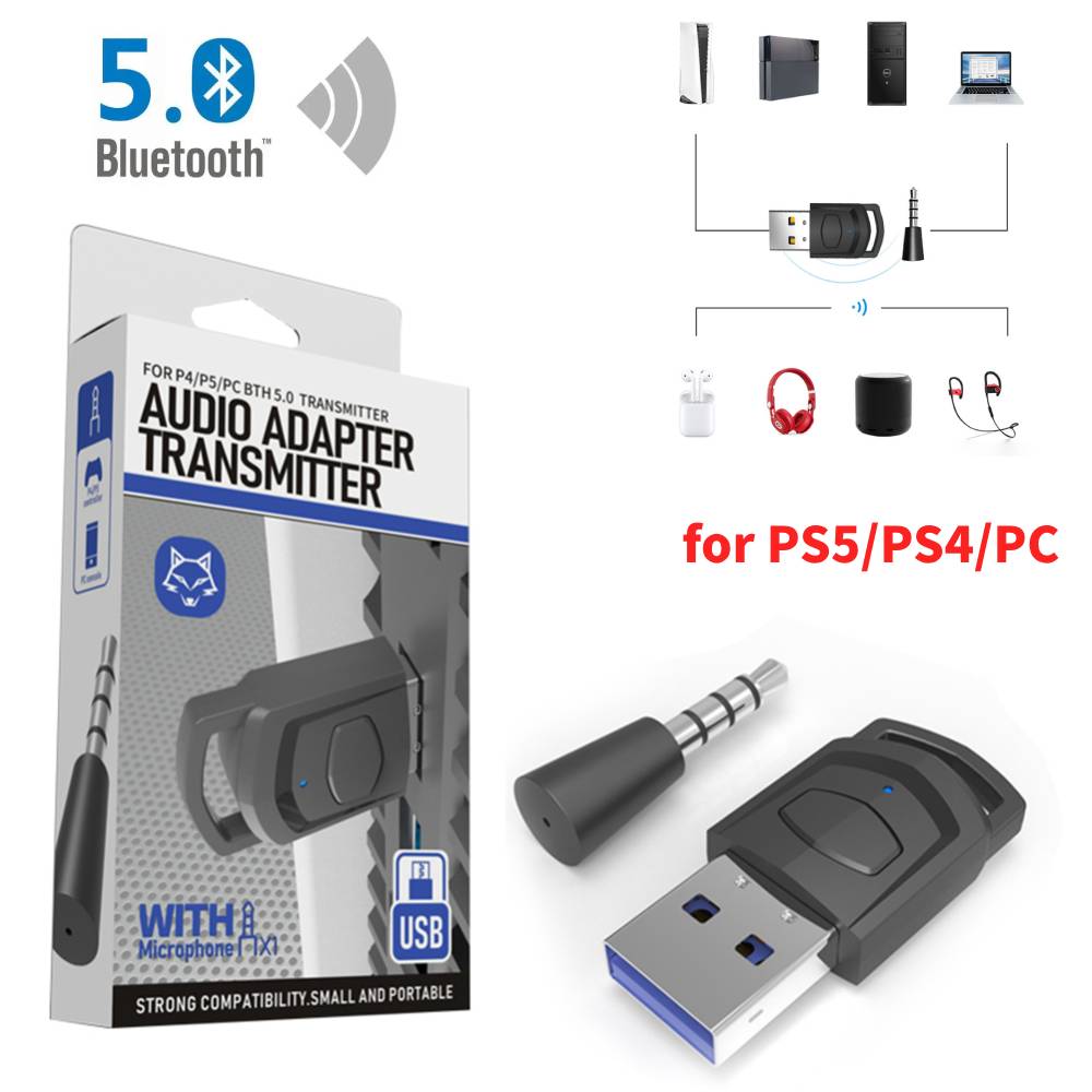 Gaming Console Usb - Bluetooth Audio Transmitter Wireless Headphone Adapter