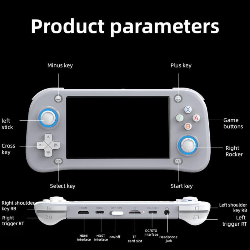 Gaming Console Options - 652F Large Screen Game Console Portable