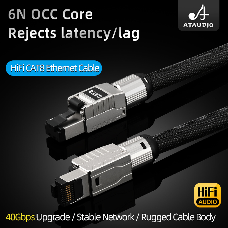 ATAUDIO CAT8 Internet Cord 40G - Lan Cable Gaming recensie en prijs