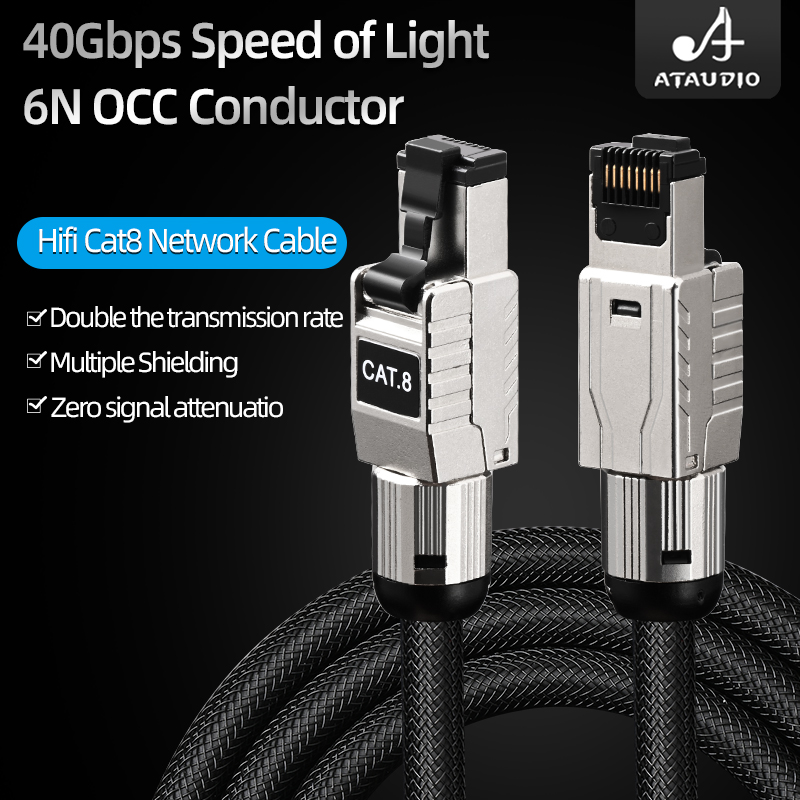 ATAUDIO CAT8 Internet Cord 40G - Lan Cable Gaming recensie en prijs