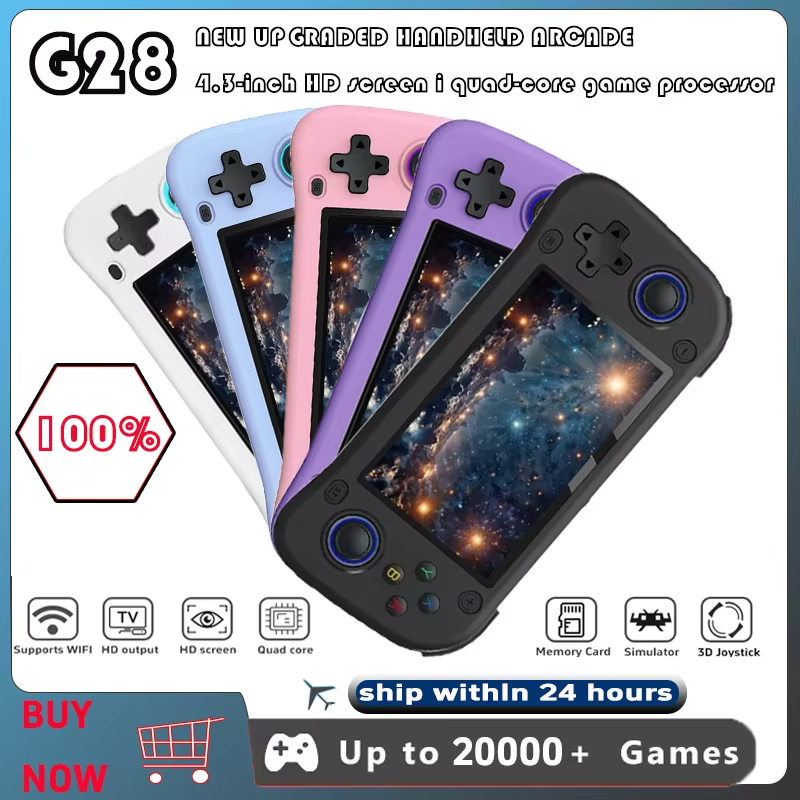 G28 Retro Handheld Video Game  - Gaming Console Linux recensie en prijs