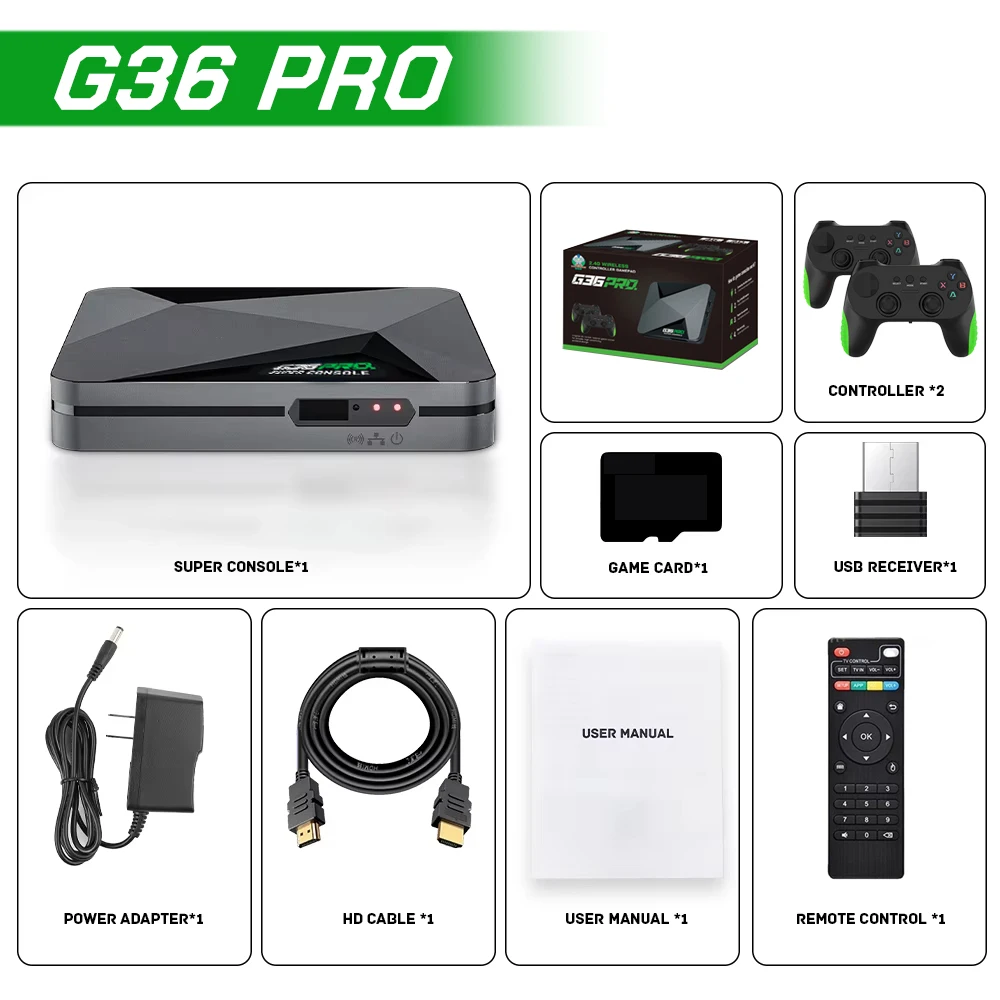 Super Console G36 Pro Retro Vi - Gaming Console Box recensie en prijs