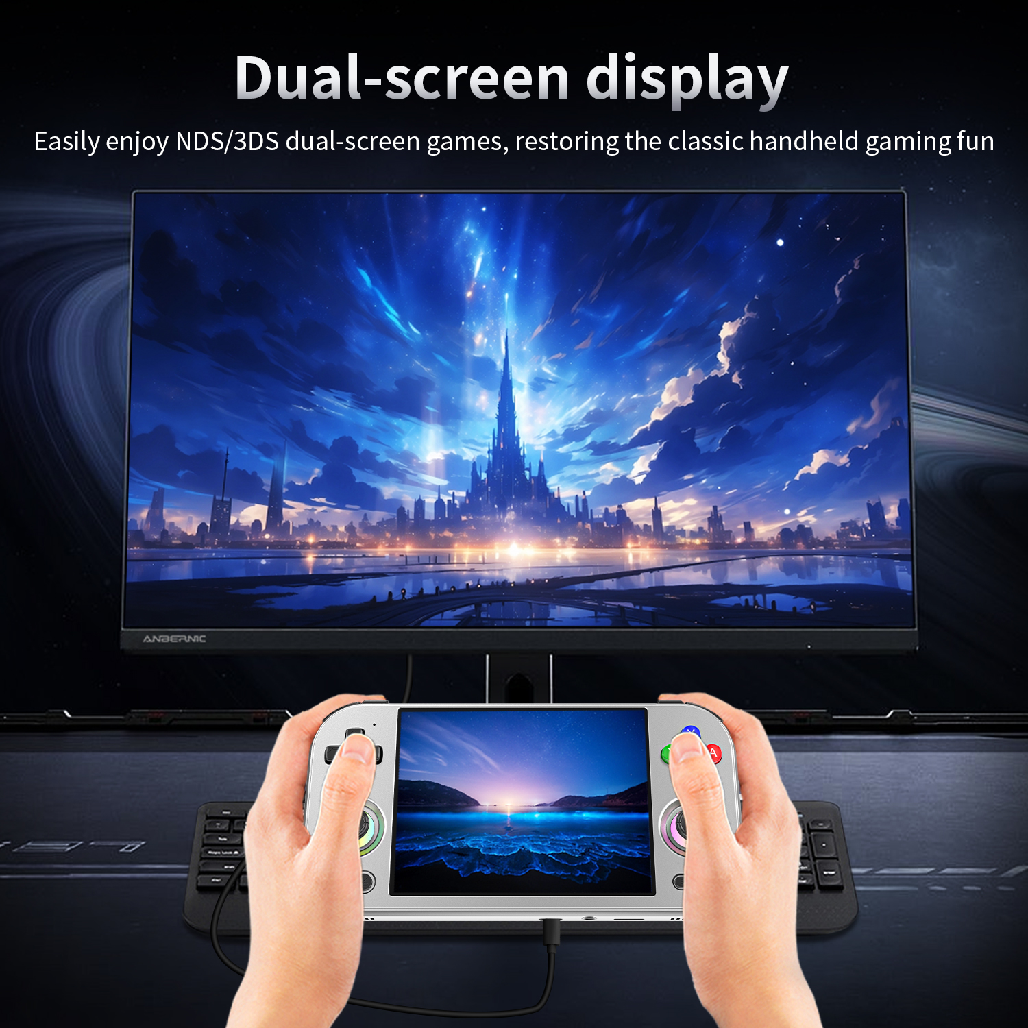 ANBERNIC RG477M RG Slide Retro - Gaming Console All In One recensie en prijs