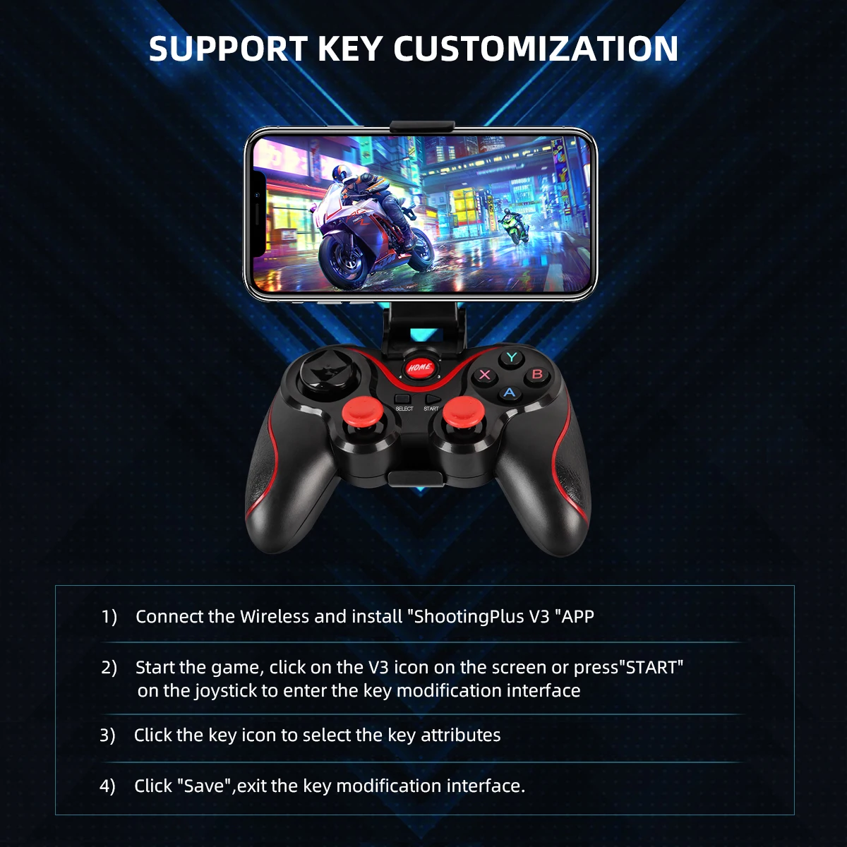 GAMINJA Wireless Bluetooth Gam - Gaming Console For Smart Tv recensie en prijs