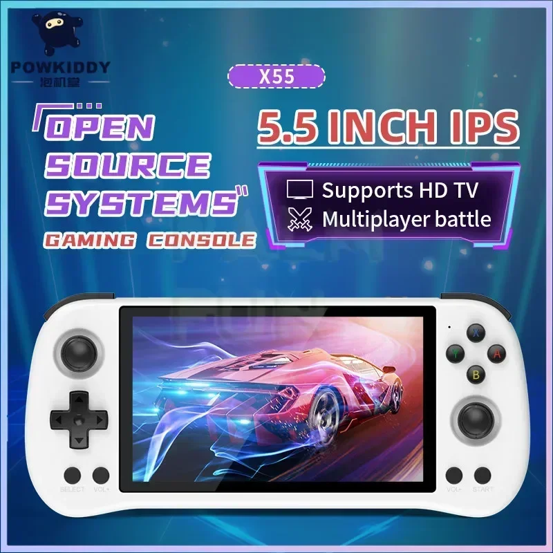 POWKIDDY X55 5.5INCH IPS Scree - Gaming Console X55 recensie en prijs