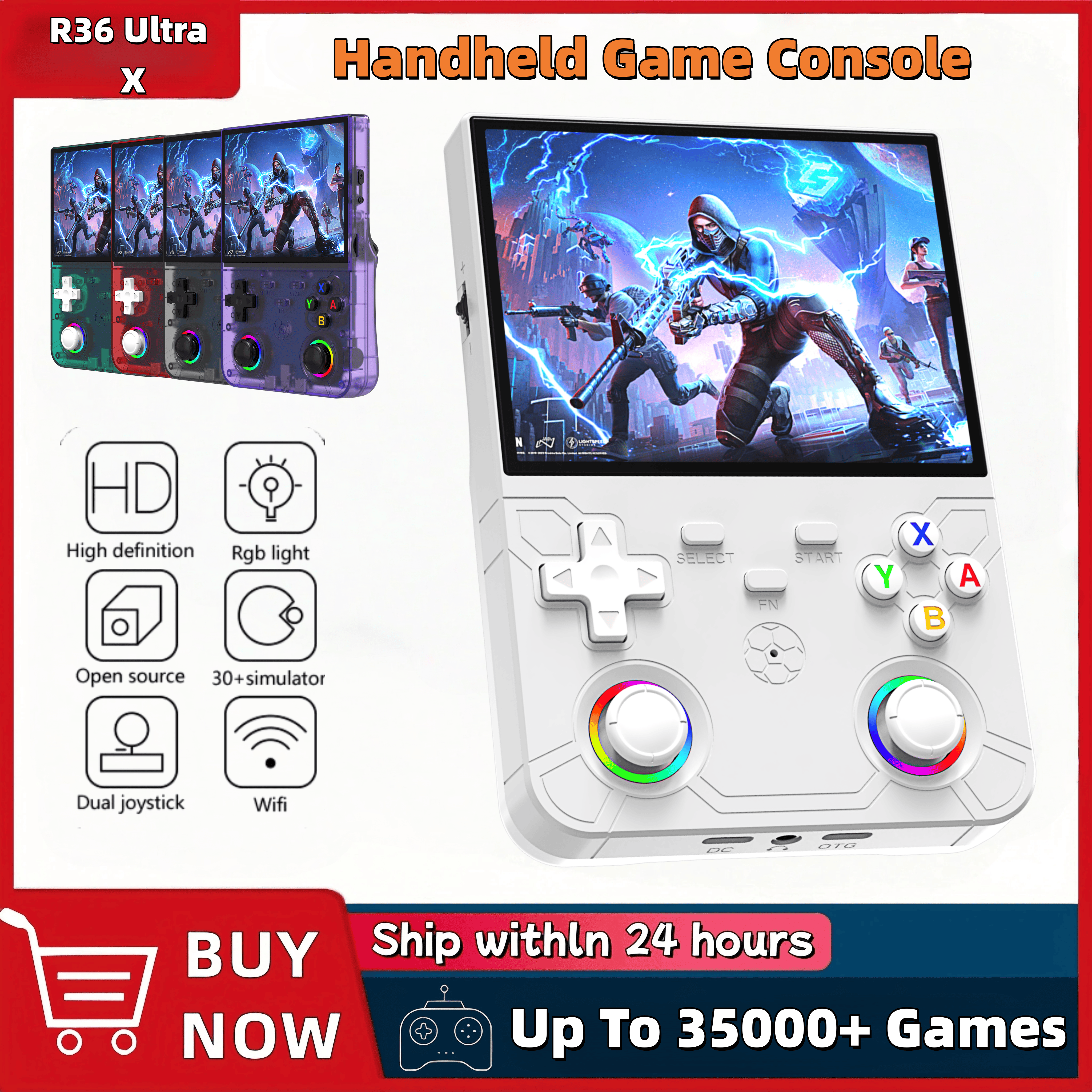 R36 Ultra X Handheld Game Play - Gaming Console R36 recensie en prijs