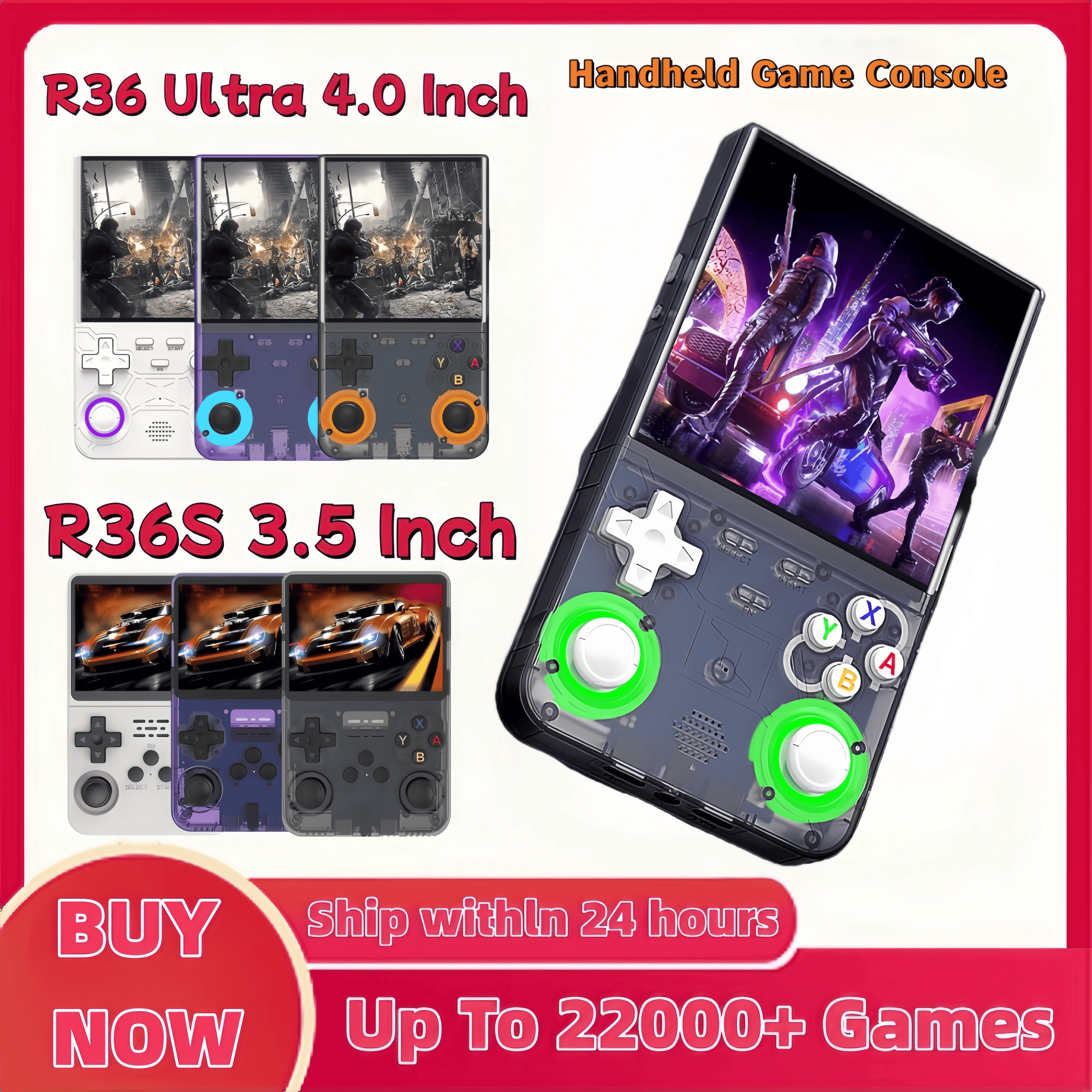 R36S Retro R36 Ultra Handheld  - Gaming Console Linux recensie en prijs