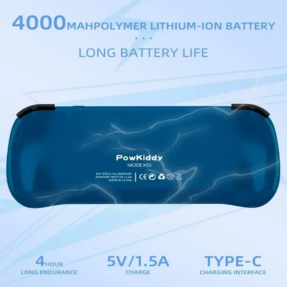 POWKIDDY X55 Handheld Game Con - Gaming Console All In One recensie en prijs