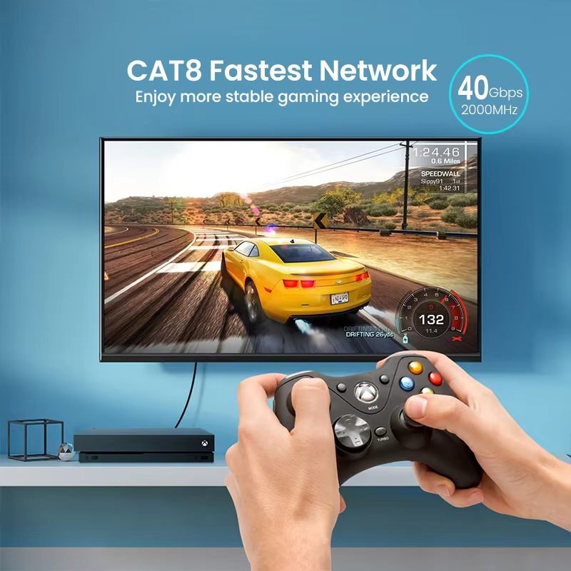 CYANMI Ethernet Cable CAT8 40G - Lan Cable Gaming recensie en prijs