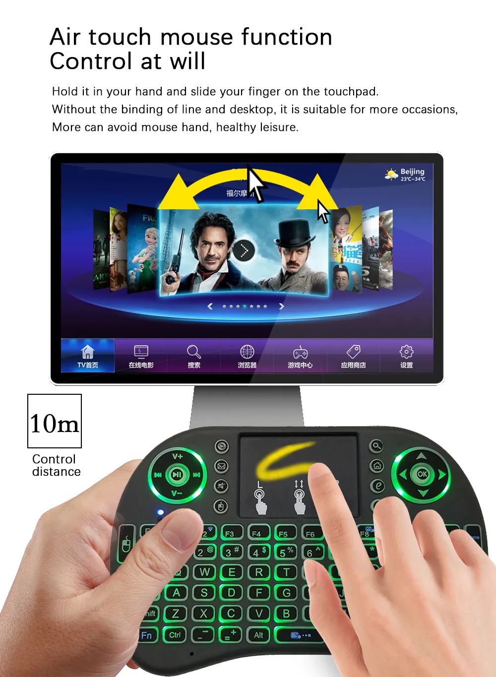 I8 Mini Wireless Keyboard 2.4G - Gaming Console For Smart Tv recensie en prijs