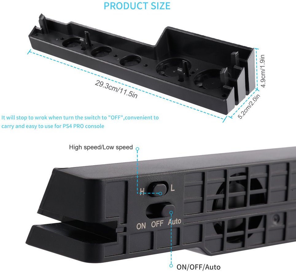 Fan Cooling Cooler For Sony PS - Gaming Console Organizer recensie en prijs