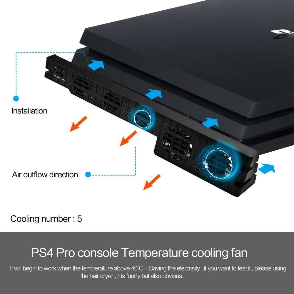 Fan Cooling Cooler For Sony PS - Gaming Console Organizer recensie en prijs
