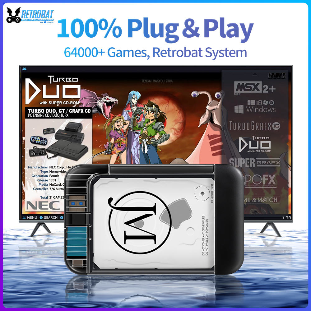 RETROBAT Portable 500G Gaming  - Gaming Console Emulator recensie en prijs