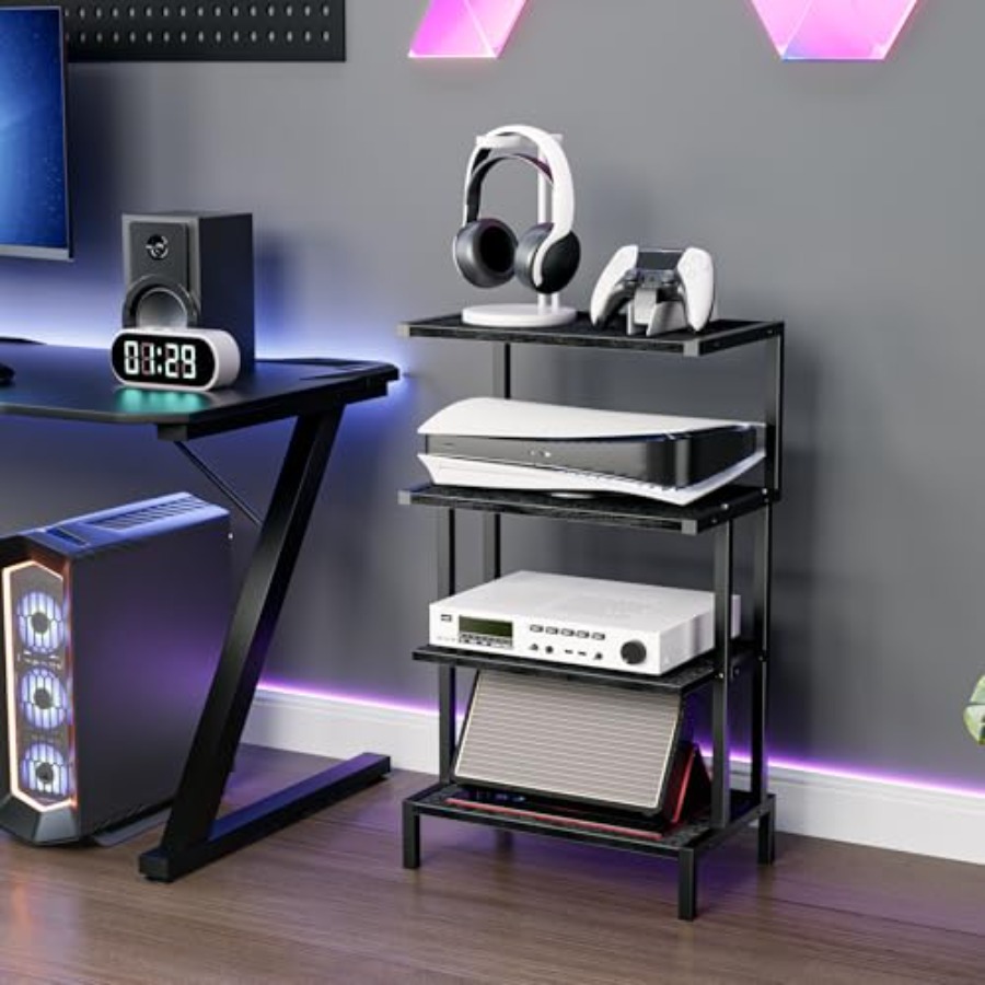 Media Stand Gaming Shelf 4 Tie - Gaming Console Organizer recensie en prijs