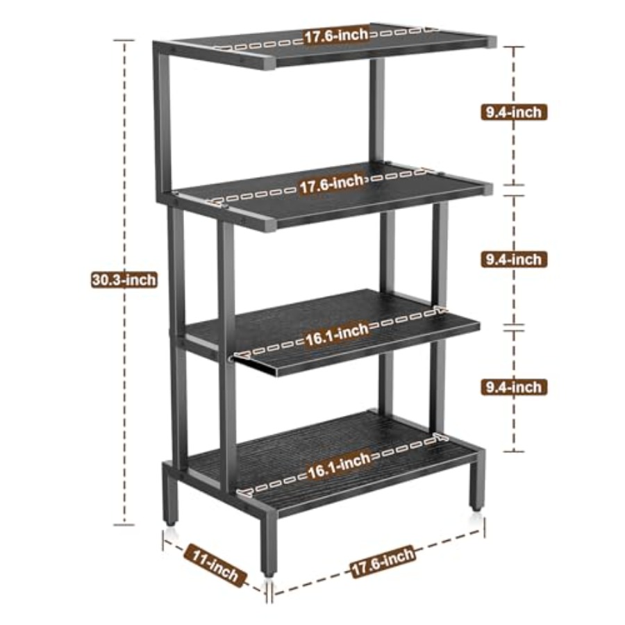 Media Stand Gaming Shelf 4 Tie - Gaming Console Organizer recensie en prijs