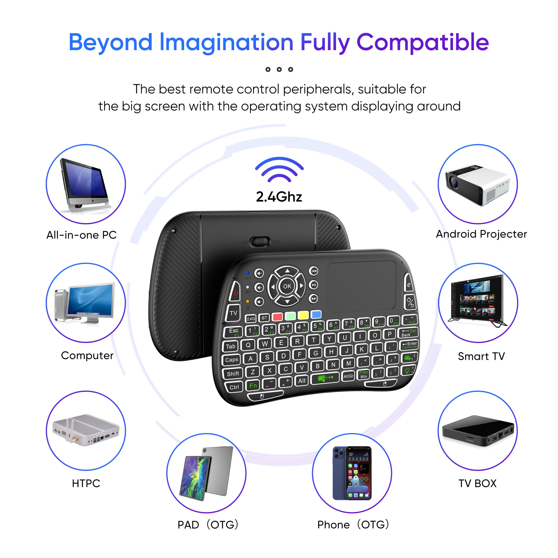 New M9 BT&2.4G Mini Wireless K - Gaming Console For Smart Tv recensie en prijs