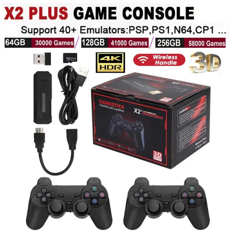 X2 Plus Game Stick 4K HD 2.4G  - Gaming Console Emulator recensie en prijs