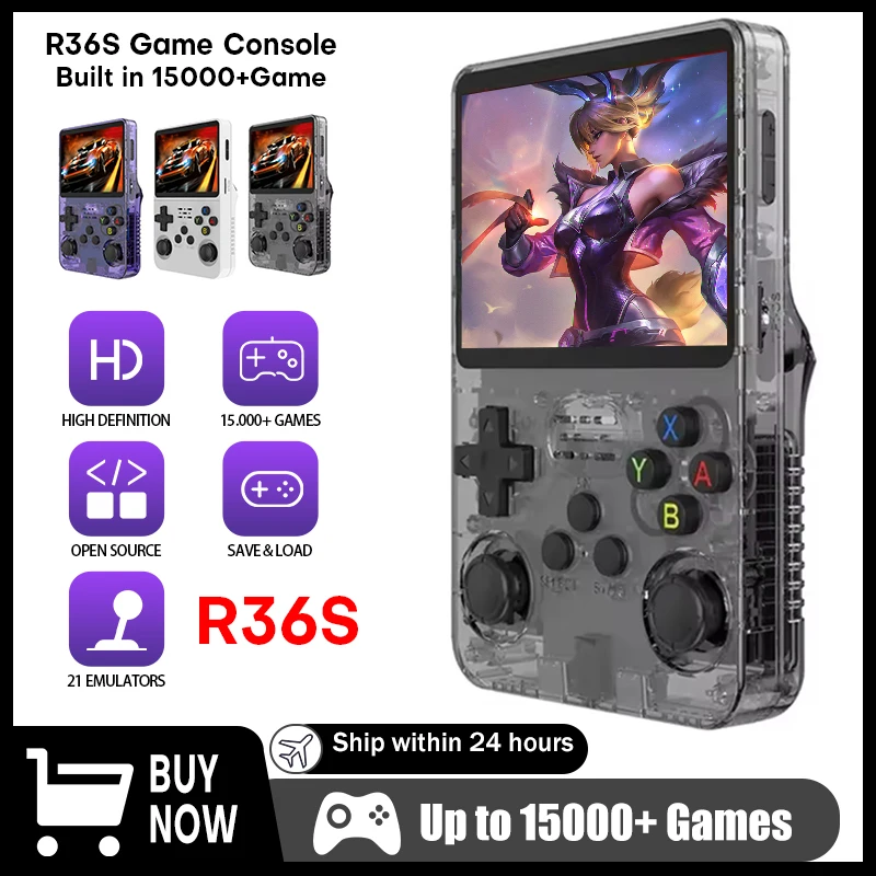 R36S Retro Handheld Video Game - Gaming Console Linux recensie en prijs