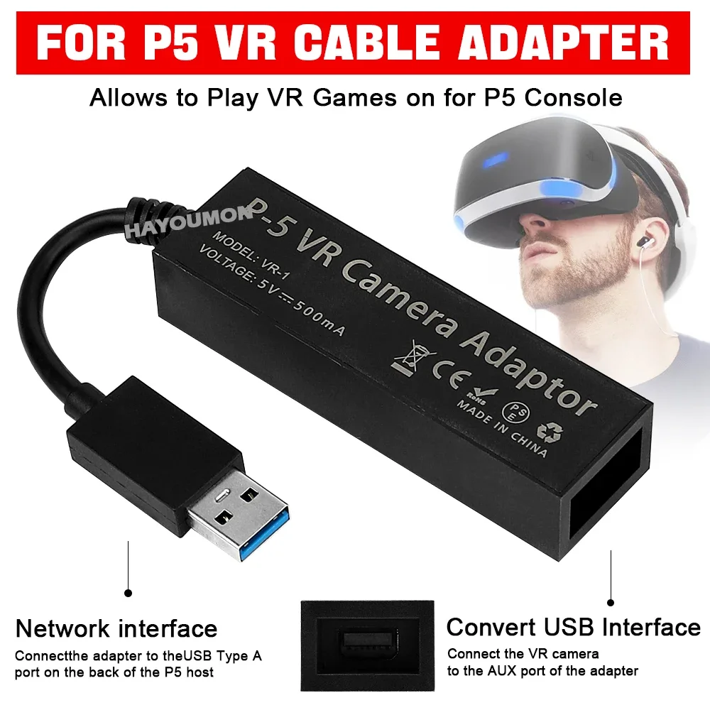 For PS5 VR Cable Adapter For P - Gaming Console Usb recensie en prijs