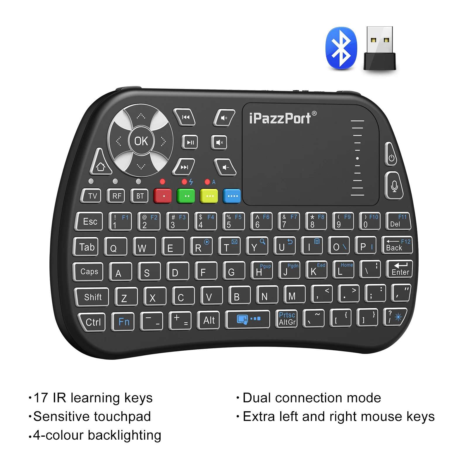 iPazzPort Bluetooth mini Keybo - Gaming Console For Smart Tv recensie en prijs