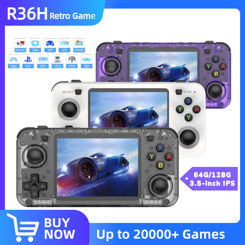 R36H Retro Handheld Video Game - Gaming Console Linux recensie en prijs
