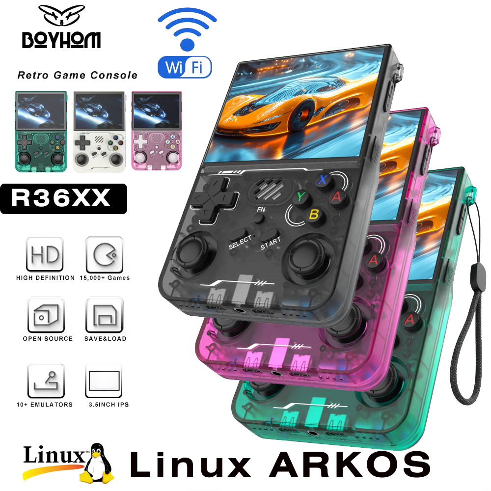 BOYHOM 256G R36XX Hand-held Ga - Gaming Console Linux recensie en prijs