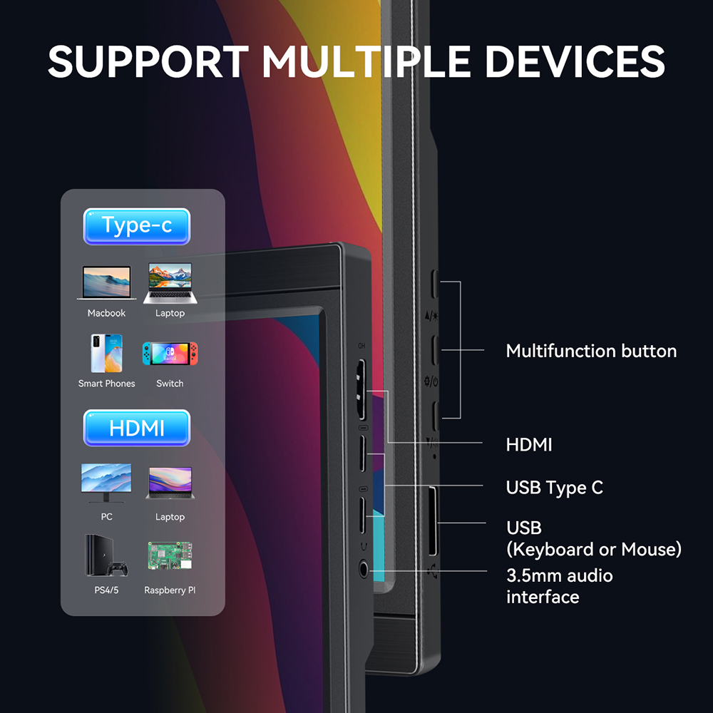 Touchscreen Portable Monitor 1 - Gaming Console For Smart Tv recensie en prijs