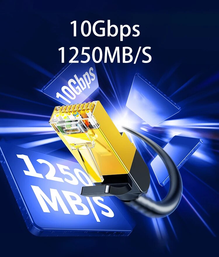 CAT7 Ethernet Cable 10Gb RJ45  - Lan Cable Gaming recensie en prijs