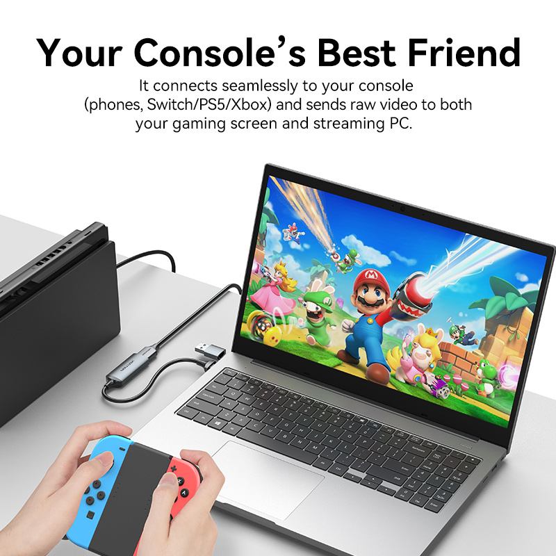 Vention Video Capture Card 4K  - Gaming Console With Phone recensie en prijs