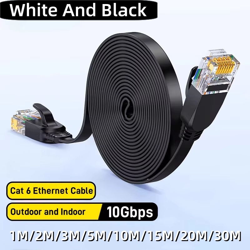 Cat 6 Ethernet Flat Cable, Out - Lan Cable Gaming recensie en prijs