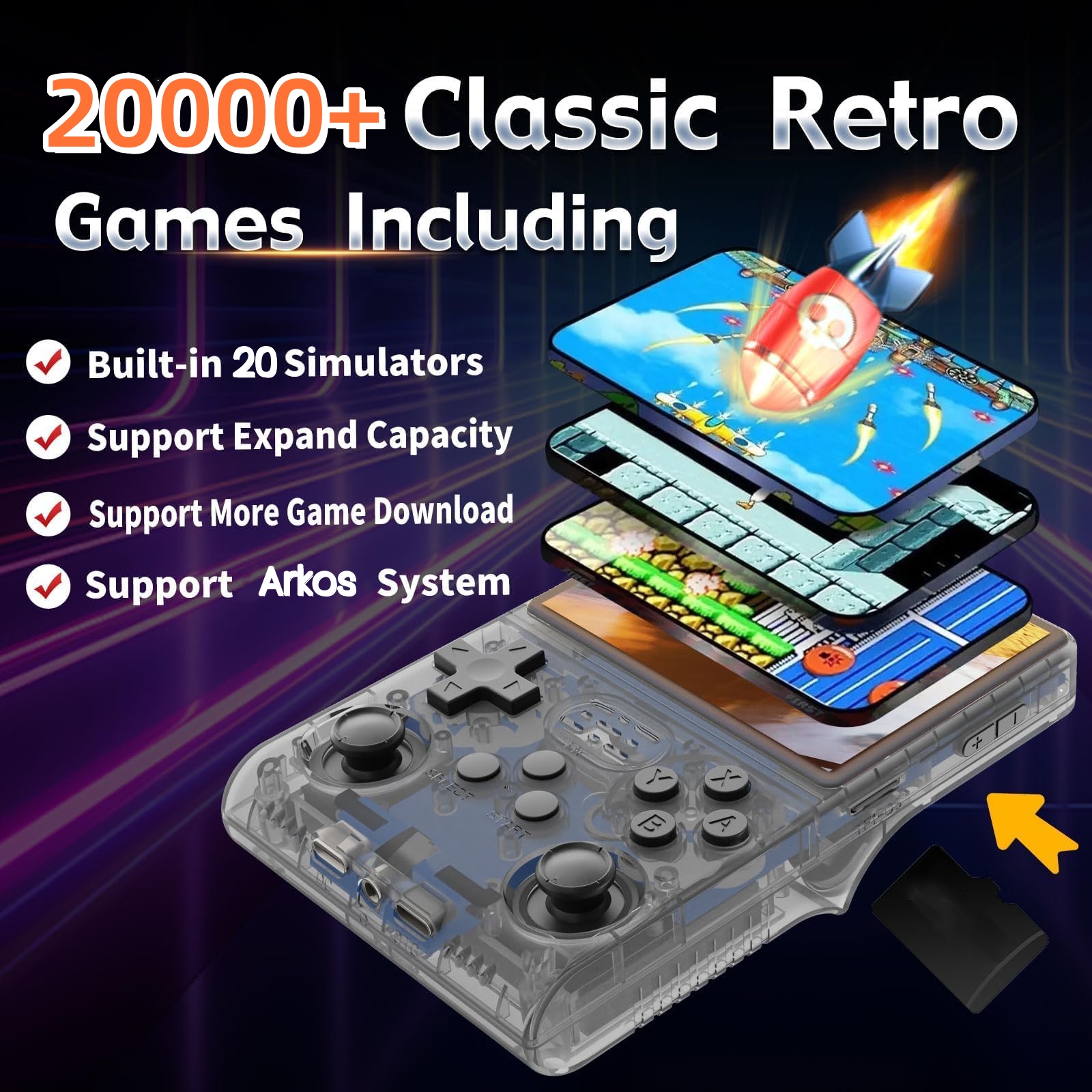 256G Open Source R36S Retro Ga - Gaming Console Options recensie en prijs