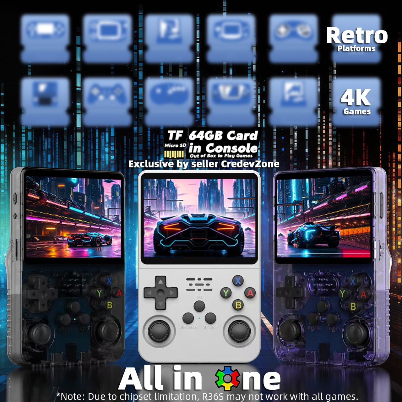 256G Open Source R36S Retro Ga - Gaming Console Options recensie en prijs