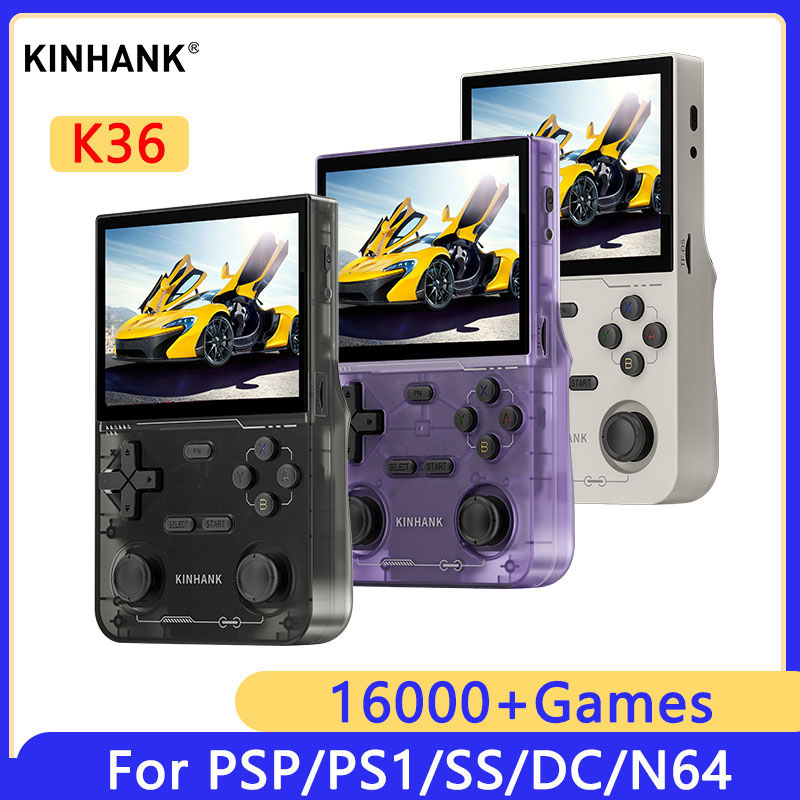 KINHANK K36 Retro Handheld Vid - Gaming Console Emulator recensie en prijs