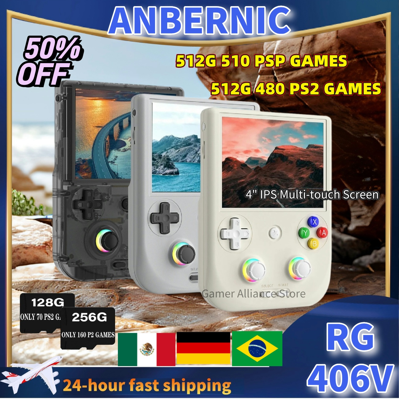 ANBERNIC RG406V RG 406V Retro  - Gaming Console All In One recensie en prijs