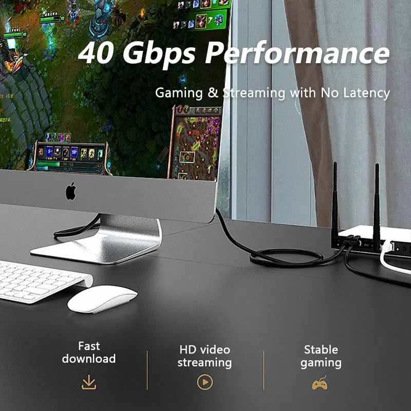Natalink CAT8 Ethernet Cable 2 - Lan Cable Gaming recensie en prijs