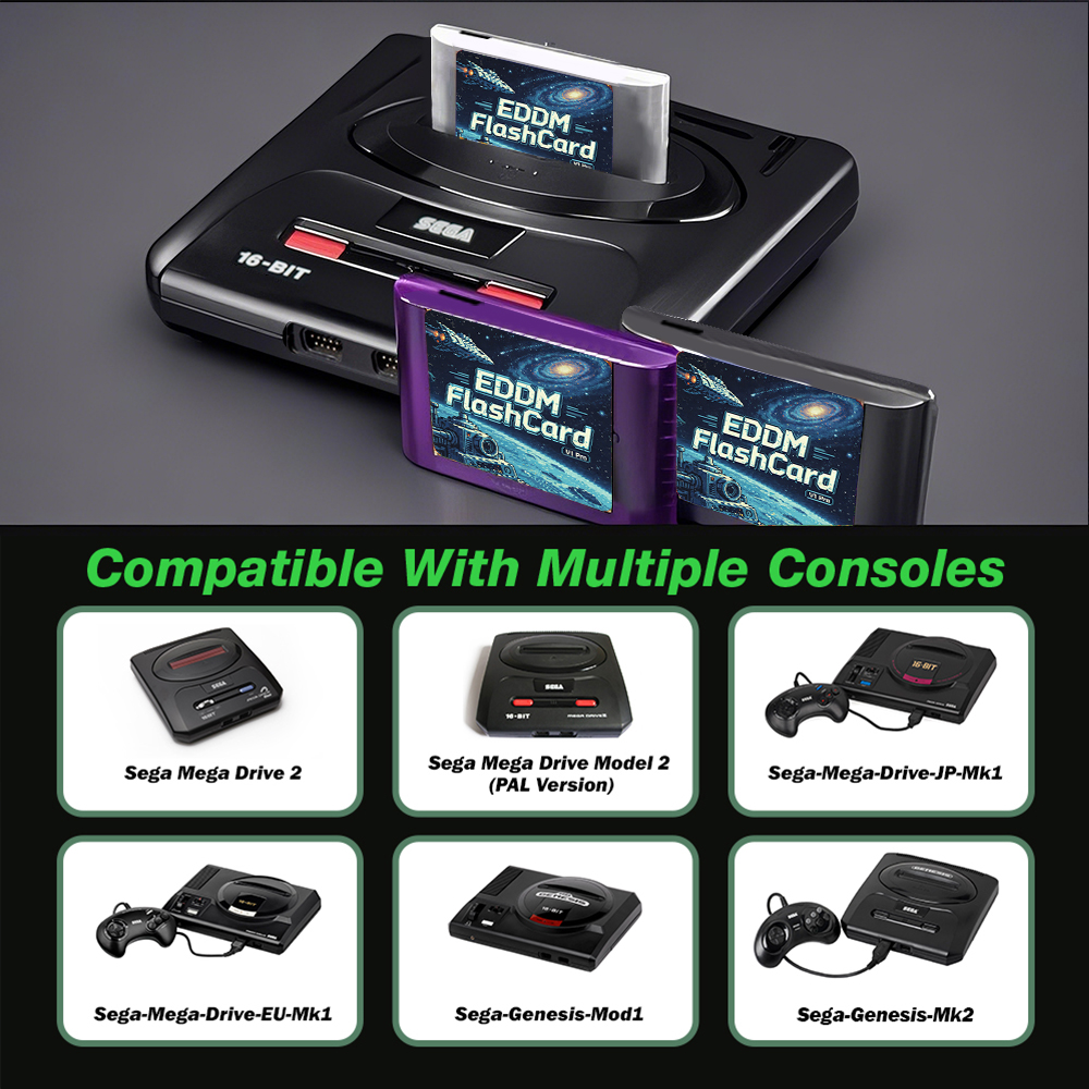 3000 In 1 EDMD Game Cartridge  - Gaming Console Genesis recensie en prijs
