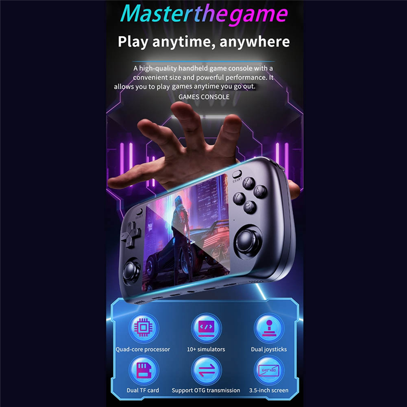 A73E-H36S 3.5 Inch Pocket Hand - Gaming Console Emulator recensie en prijs