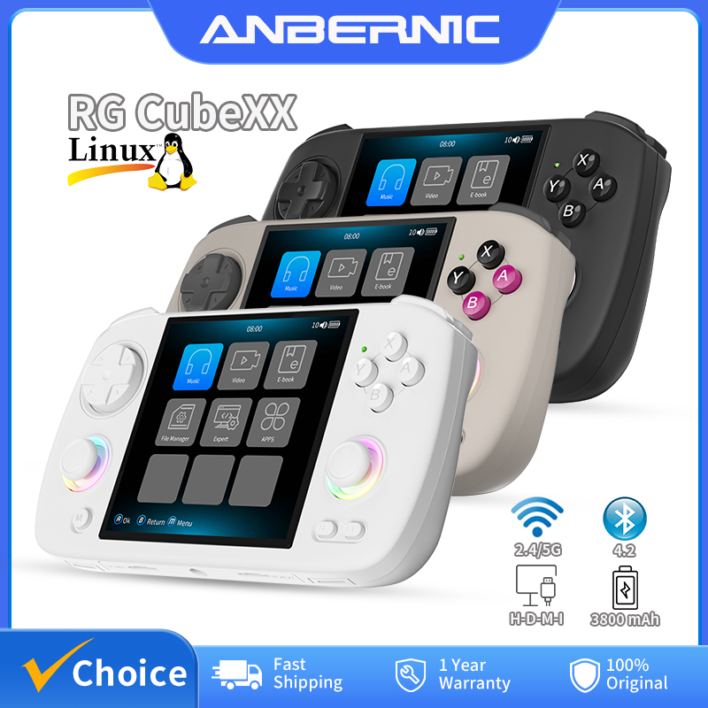 ANBERNIC RG Cubexx Retro Handh - Gaming Console Linux recensie en prijs