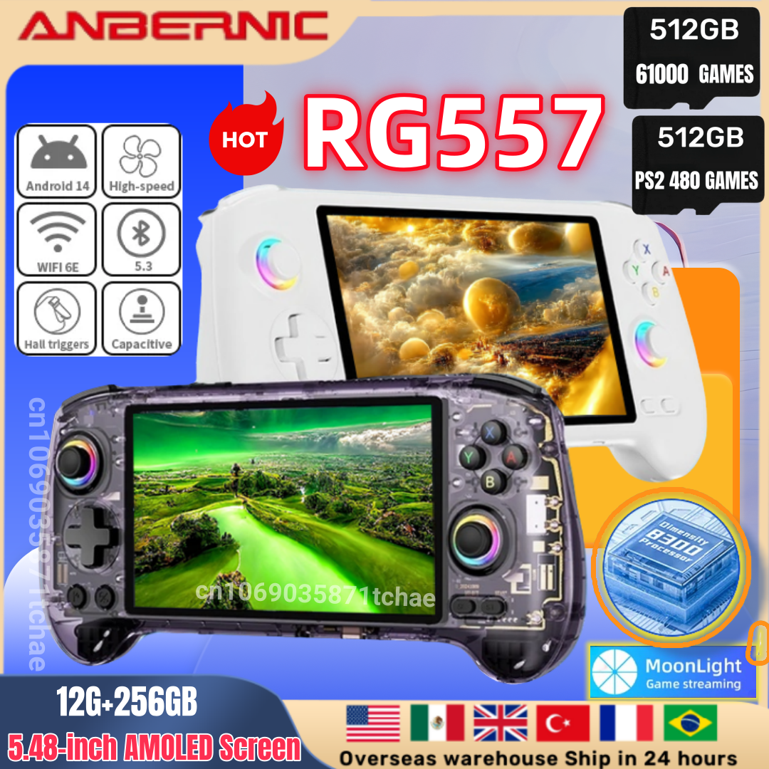 ANBERNIC RG557  Portable Handh - Gaming Console All In One recensie en prijs