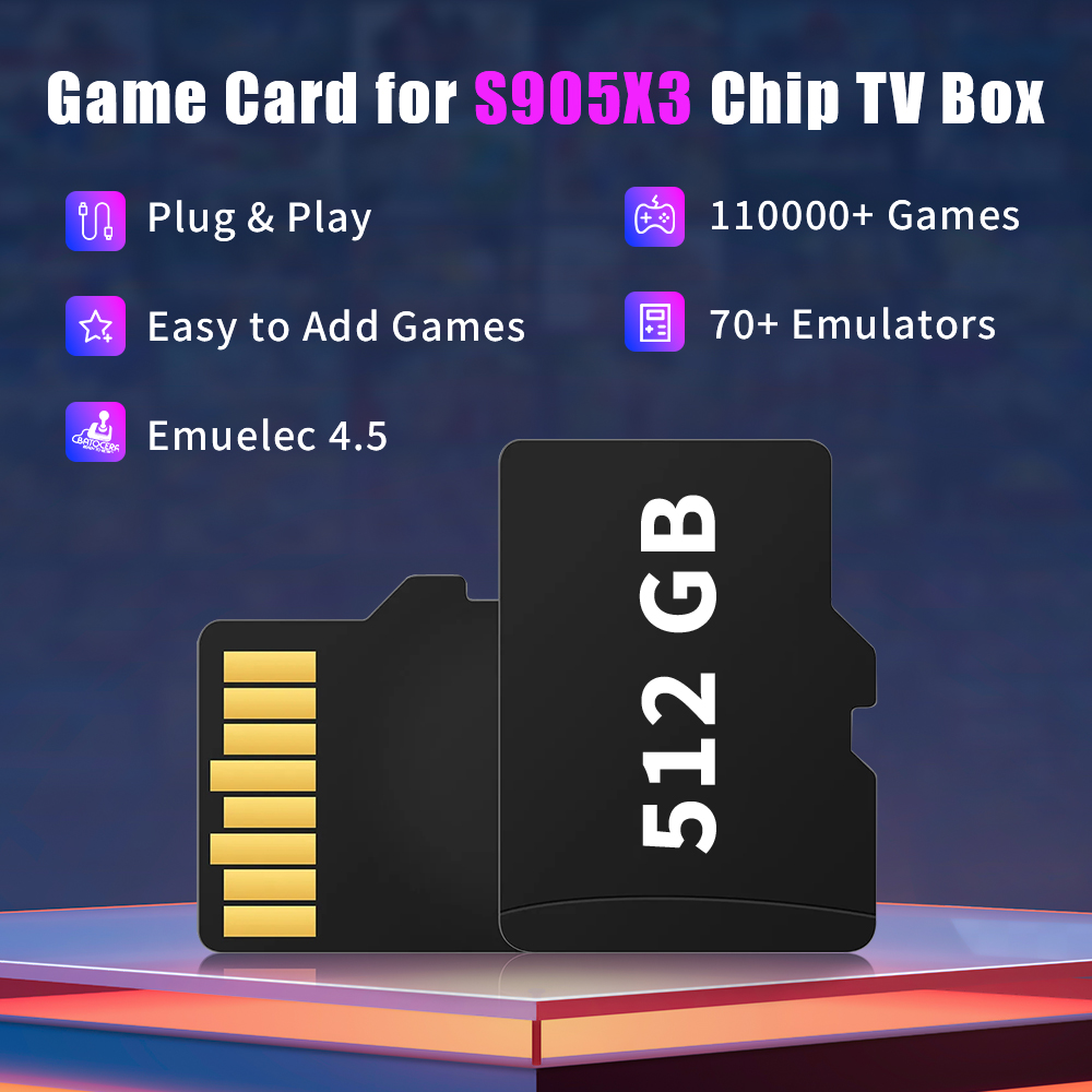 Game TF Card for S905X3 Chip T - Gaming Console Box recensie en prijs