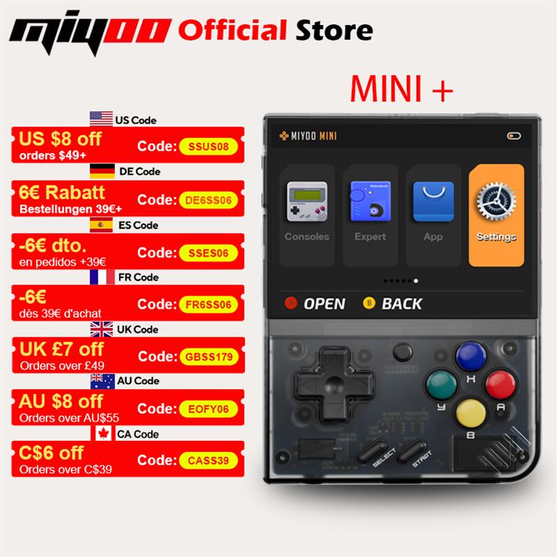 MIYOO Mini Plus Portable Retro - Gaming Console Linux recensie en prijs
