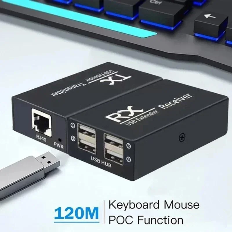 120M 4 Port USB Extender Over  - Lan Cable Gaming recensie en prijs