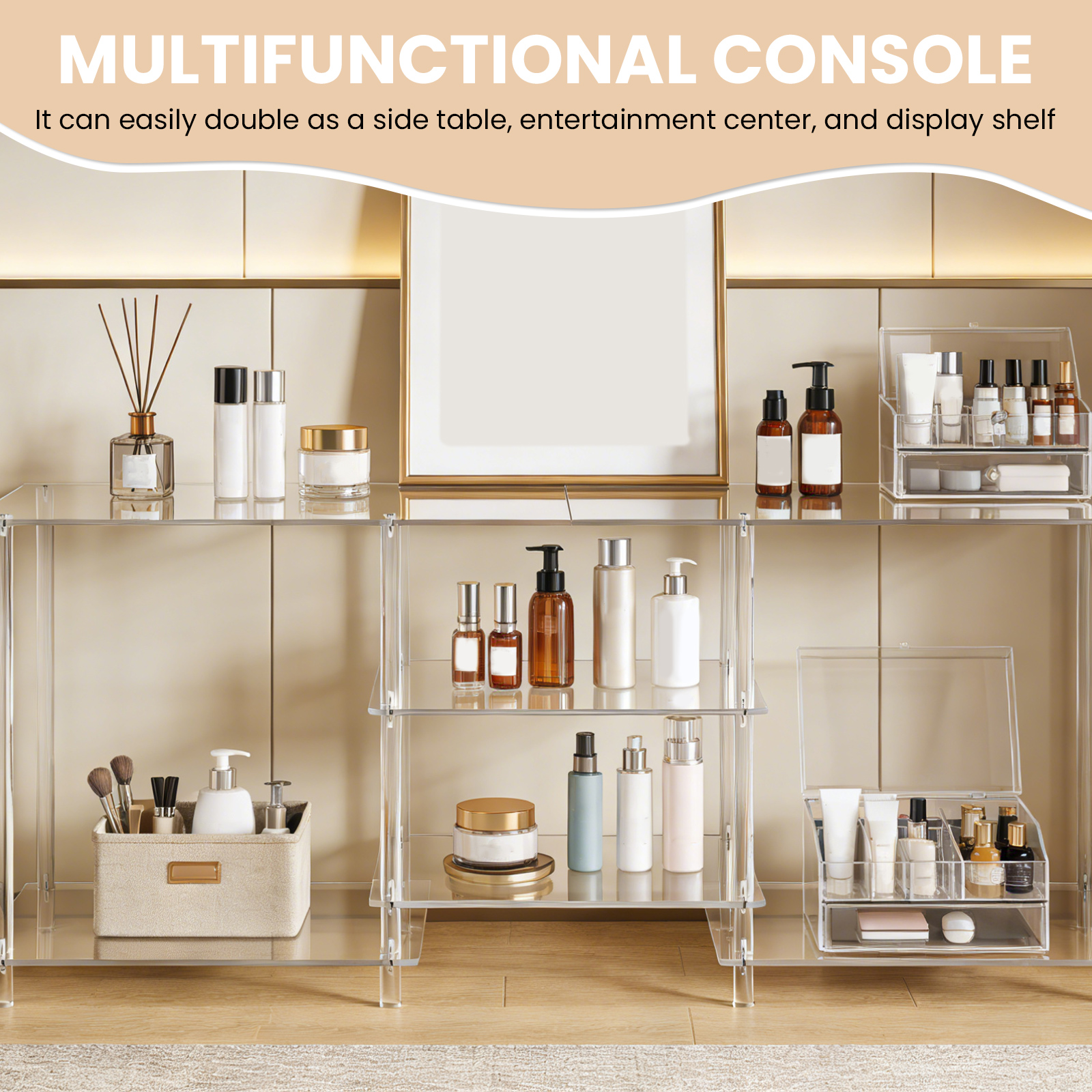 Acrylic 55 Inch TV Stand for T - Gaming Console X55 recensie en prijs