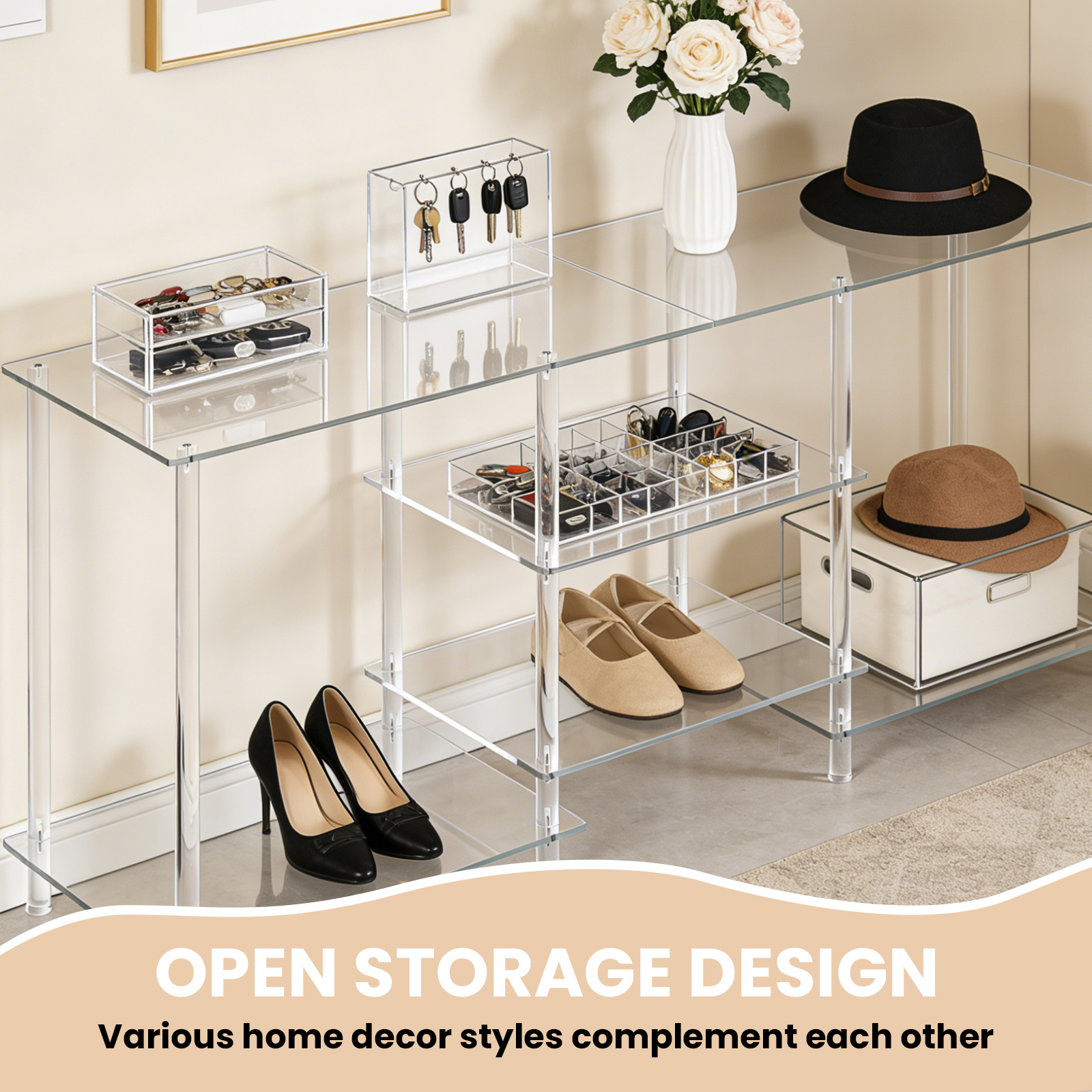 Acrylic 55 Inch TV Stand for T - Gaming Console X55 recensie en prijs